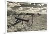 Antique Hay Raker, Prairie Homestead, Cactus Flat, South Dakota, USA-Walter Bibikow-Framed Photographic Print