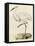 Antique Heron III-null-Framed Stretched Canvas