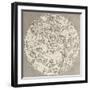 Antique Illustration Of Celestial Planisphere (Northern Hemisphere) With Constellations-marzolino-Framed Art Print