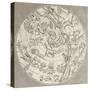 Antique Illustration Of Celestial Planisphere (Northern Hemisphere) With Constellations-marzolino-Stretched Canvas