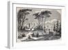 Antique Illustration Shows Villa Raimondi, In The Village Of Fino, Near Milan-marzolino-Framed Art Print