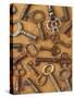 Antique Key Collage-Vision Studio-Stretched Canvas