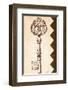 Antique Key-Rene Stein-Framed Art Print