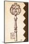 Antique Key-Rene Stein-Mounted Art Print