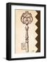 Antique Key-Rene Stein-Framed Art Print