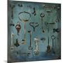 Antique Keys-Sydney Edmunds-Mounted Giclee Print