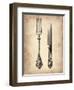 Antique Knife and Fork-NaxArt-Framed Art Print