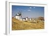 Antique La Mancha Windmills and Castle in Consuegra, Spain-Julianne Eggers-Framed Photographic Print