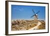 Antique La Mancha Windmills in Consuegra, Spain-Julianne Eggers-Framed Photographic Print