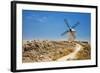Antique La Mancha Windmills in Consuegra, Spain-Julianne Eggers-Framed Photographic Print