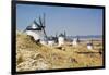 Antique La Mancha Windmills in Spain-Julianne Eggers-Framed Photographic Print