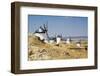 Antique La Mancha Windmills in Spain-Julianne Eggers-Framed Photographic Print