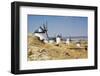 Antique La Mancha Windmills in Spain-Julianne Eggers-Framed Photographic Print