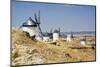 Antique La Mancha Windmills in Spain-Julianne Eggers-Mounted Photographic Print