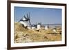 Antique La Mancha Windmills in Spain-Julianne Eggers-Framed Photographic Print