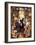 Antique Lady Dark Coat-Bill Bell-Framed Giclee Print