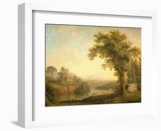 Antique Landscape with Phaeton's Tomb, 1785-Jacob-Philippe Hackert-Framed Giclee Print