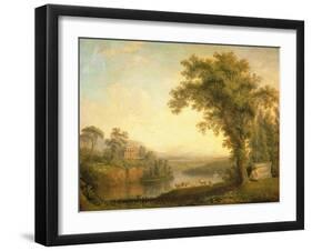 Antique Landscape with Phaeton's Tomb, 1785-Jacob-Philippe Hackert-Framed Giclee Print