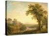 Antique Landscape with Phaeton's Tomb, 1785-Jacob-Philippe Hackert-Stretched Canvas