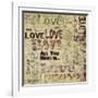 Antique Love Graphic-Tom Quartermaine-Framed Giclee Print