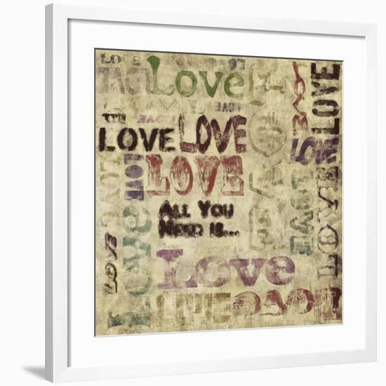 Antique Love Graphic-Tom Quartermaine-Framed Giclee Print