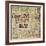 Antique Love Graphic-Tom Quartermaine-Framed Giclee Print