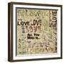 Antique Love Graphic-Tom Quartermaine-Framed Giclee Print