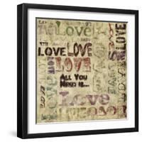 Antique Love Graphic-Tom Quartermaine-Framed Giclee Print