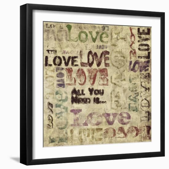 Antique Love Graphic-Tom Quartermaine-Framed Giclee Print