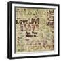 Antique Love Graphic-Tom Quartermaine-Framed Giclee Print