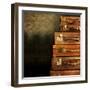 Antique Luggage Suitcases-Tom Quartermaine-Framed Giclee Print