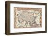 Antique Map, Asia, 1626-John Speed-Framed Art Print