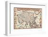 Antique Map, Asia, 1626-John Speed-Framed Art Print