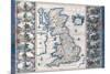 Antique Map, Britannia, Ca. 1646-Jan Jansson-Mounted Art Print