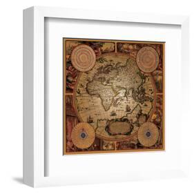 Antique Map, Cartographica I-null-Framed Premium Giclee Print