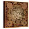 Antique Map, Cartographica I-null-Stretched Canvas