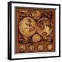 Antique Map, Cartographica III-null-Framed Art Print