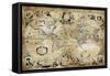 Antique Map I-Russell Brennan-Framed Stretched Canvas