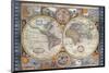 Antique Map, New Map of the World, 1626-John Speed-Mounted Premium Giclee Print