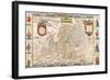 Antique Map, Nova Europa, 1652-Nicholas Visscher-Framed Art Print