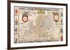 Antique Map, Nova Europa, 1652-Nicholas Visscher-Framed Art Print