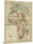 Antique Map of Africa-Alvin Johnson-Mounted Art Print