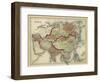 Antique Map of Asia-Alvin Johnson-Framed Art Print