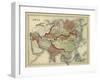Antique Map of Asia-Alvin Johnson-Framed Art Print