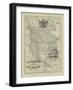 Antique Map of North America-Vision Studio-Framed Art Print