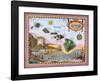 Antique Map of Old Hawaii-Steve Strickland-Framed Giclee Print