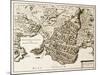 Antique Map Of Syracuse, Sicily-marzolino-Mounted Art Print