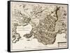 Antique Map Of Syracuse, Sicily-marzolino-Framed Stretched Canvas