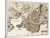 Antique Map Of Syracuse, Sicily-marzolino-Stretched Canvas