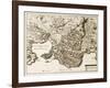 Antique Map Of Syracuse, Sicily-marzolino-Framed Art Print